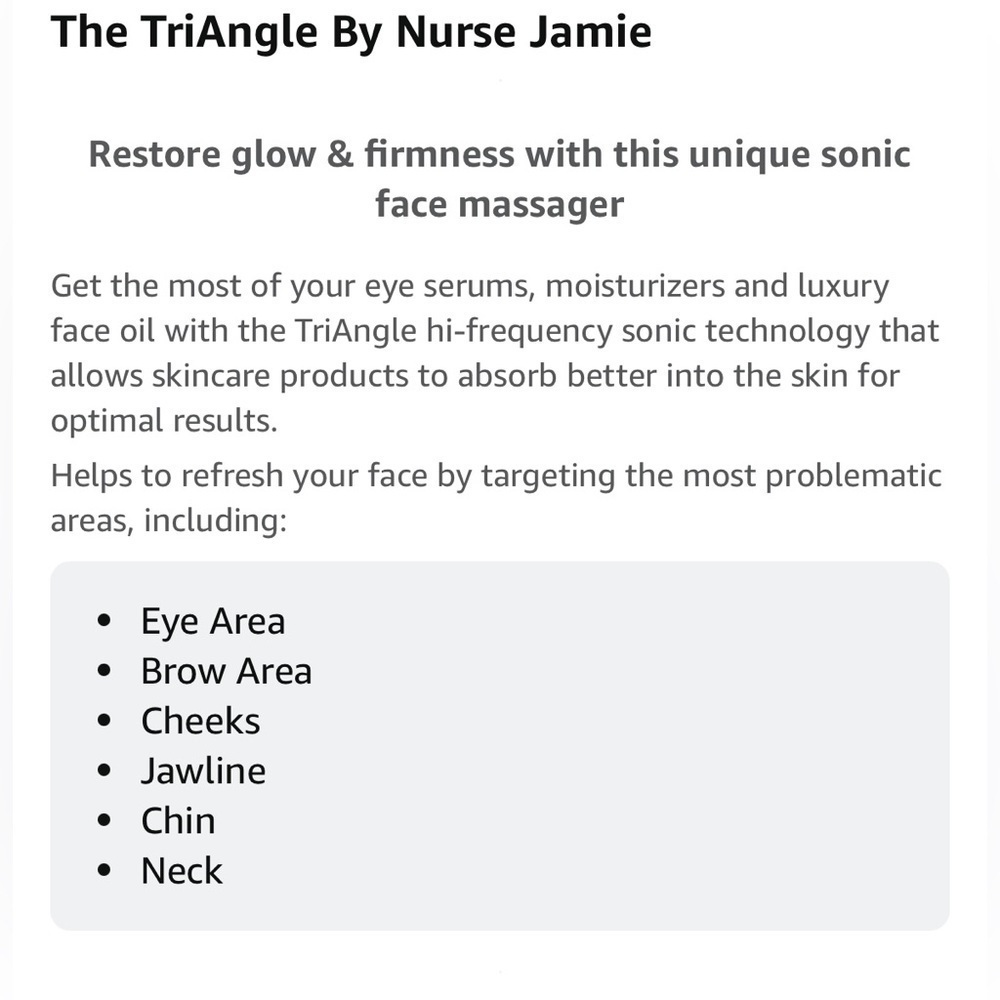 Nurse Jamie Triangle Sculpt & Firm Facial Beauty Tool - Picture 2 of 13